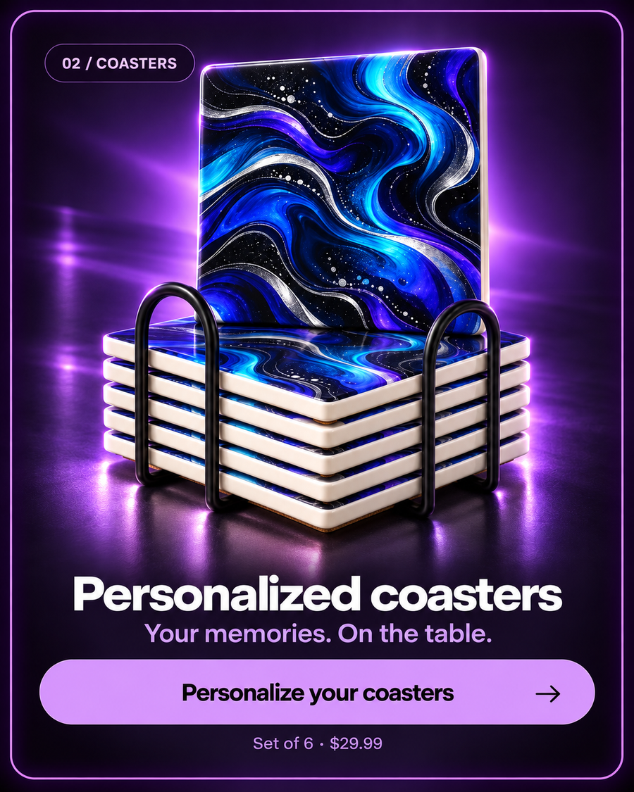 Personalized coasters